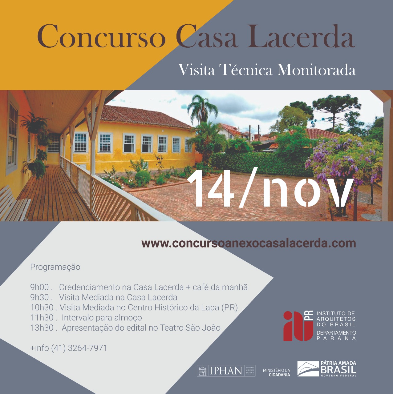 Concurso – Museu Casa Lacerda – Lapa Paraná